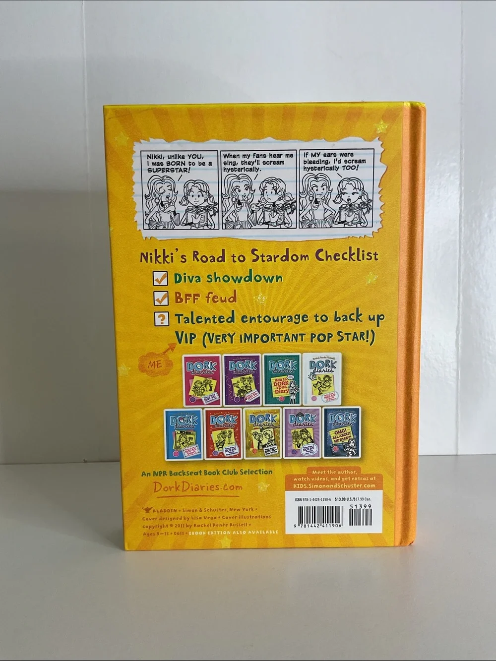 Dork Diaries books 1-4 by Rachel Renee Russell starter series hardcover books